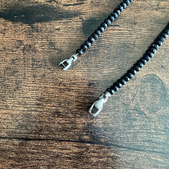 David Yurman Memento Mori Skull Station Necklace w/ Black Spinel - 23" - Picture 14 of 15